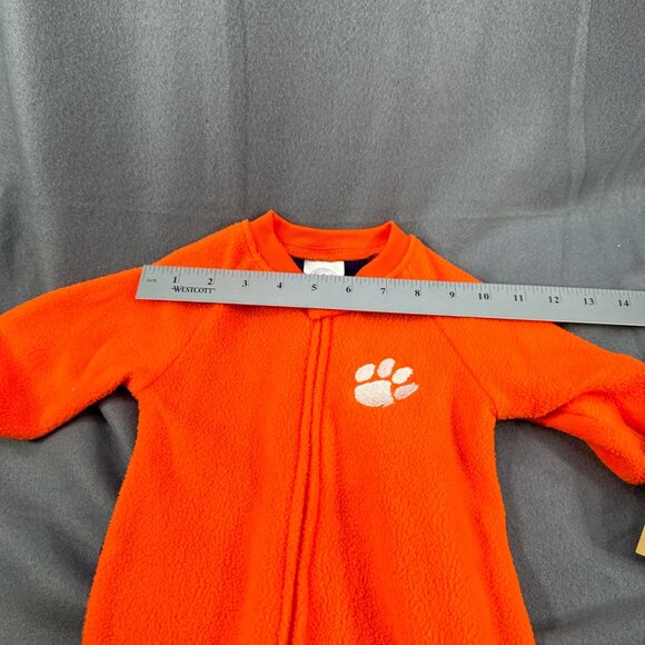 Rivalry Threads Infant Sz 3-6 Month One Piece Sleeper Clemson Orange Purple New - Picture 9 of 16